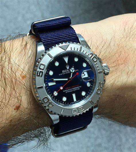 rolex yachtmaster nato strap